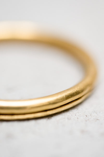 22k Gold Stacking Ring