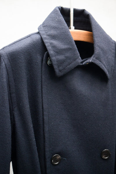 Navy Wool Trench