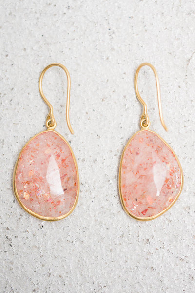 Sunstone Earring