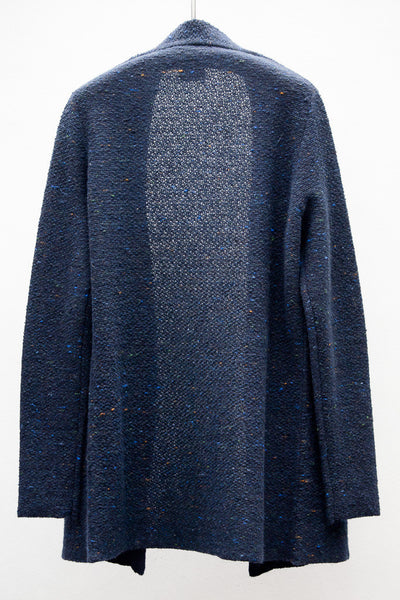 Navy Tweed Cardigan