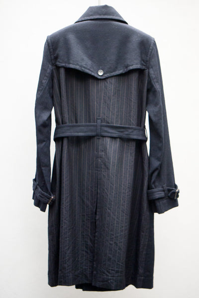 Navy Wool Trench