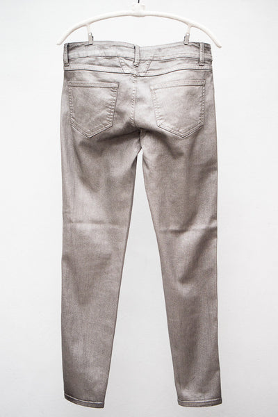 Khaki Cropped Pedal Star Jeans