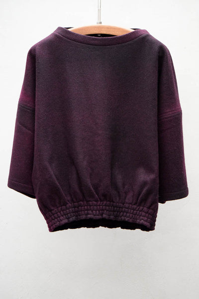 Burgundy Audrey Pullover