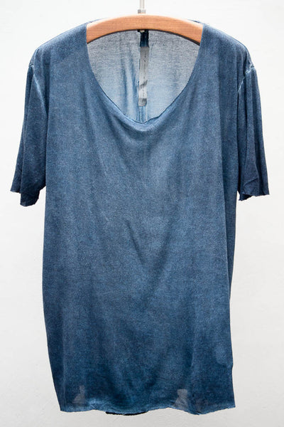 Teal Wash Boxy Tee