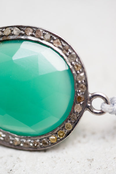 Green Onyx Cord Bracelet