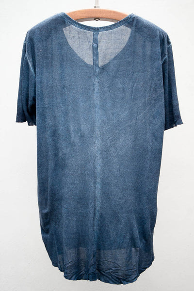 Teal Wash Boxy Tee