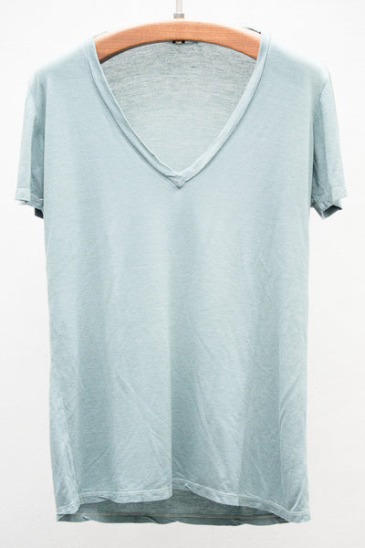 Sage Basic V Neck