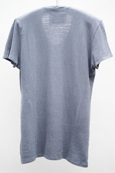 Charcoal Short Sleeve U Neck