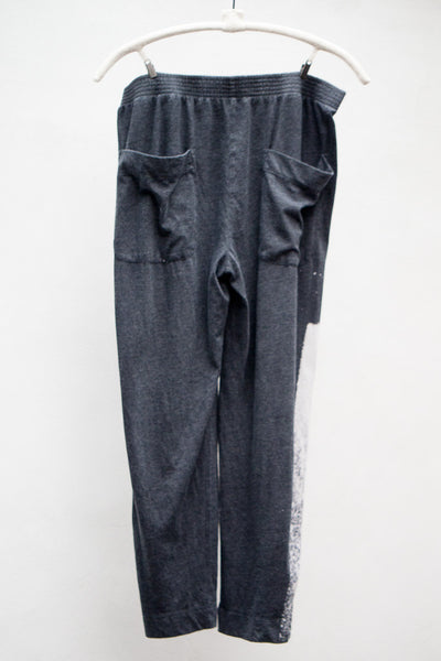 Black Stardust Tie-Die Trouser