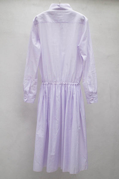 Lilac Long Sleeve Shirtdress