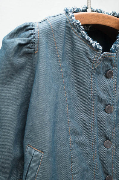 Denim Cropped Jacket