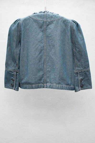 Denim Cropped Jacket