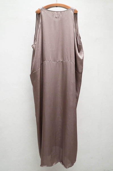 Bronze Long Slip Dress