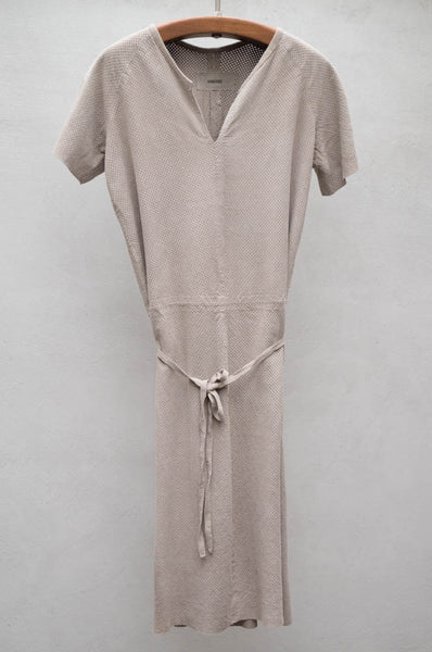 Stone Glue Suede Dress
