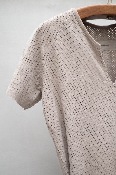 Stone Glue Suede Dress