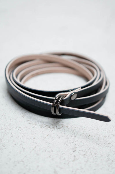 Black Skinny Belt