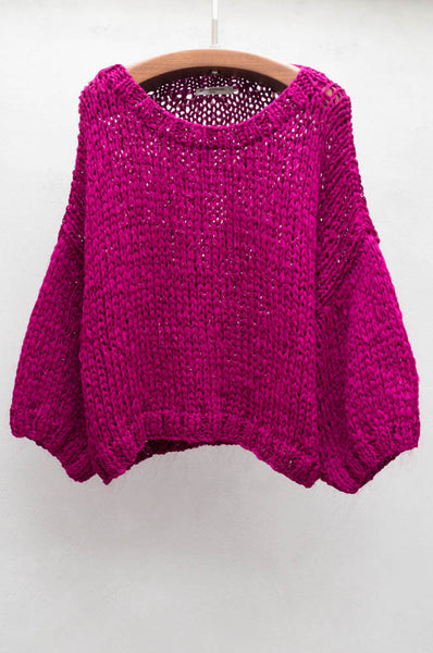 Fuchsia Esperanza Sweater