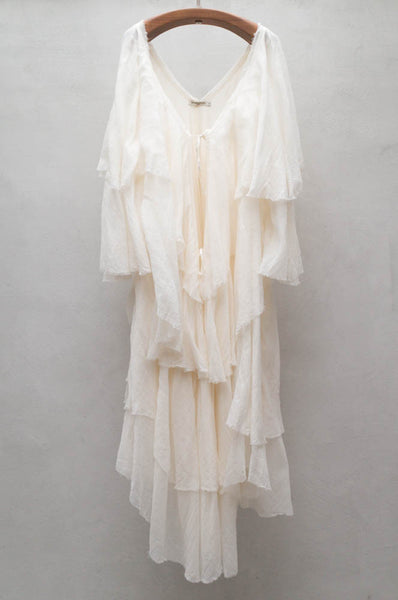 Ivory Paradiso Poncho Dress