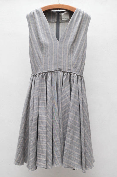 Grey Stripe Sundress