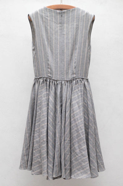 Grey Stripe Sundress