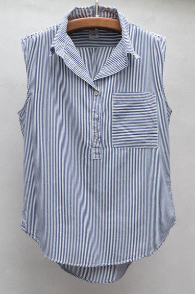 Robbie Sleeveless Henley Shirt