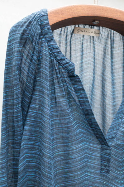 Serengeti Gauze Top