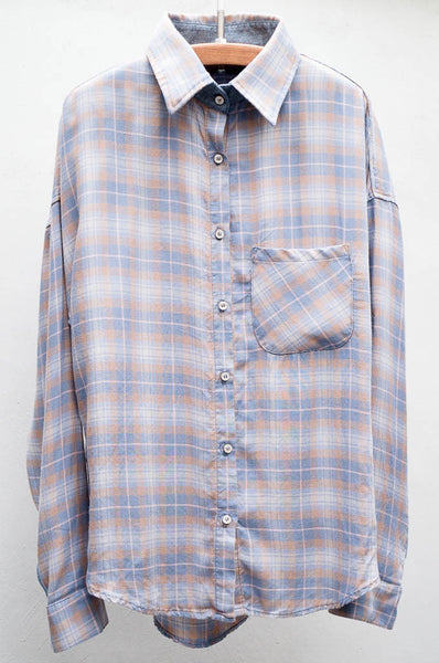 Blue Rhodes Vintage Plaid Shirt