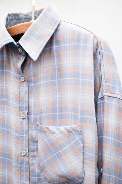 Blue Rhodes Vintage Plaid Shirt