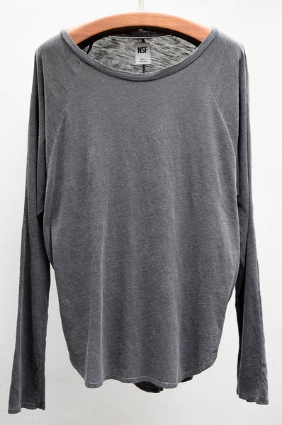 Black Loretta Dolman Crew