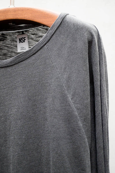 Black Loretta Dolman Crew