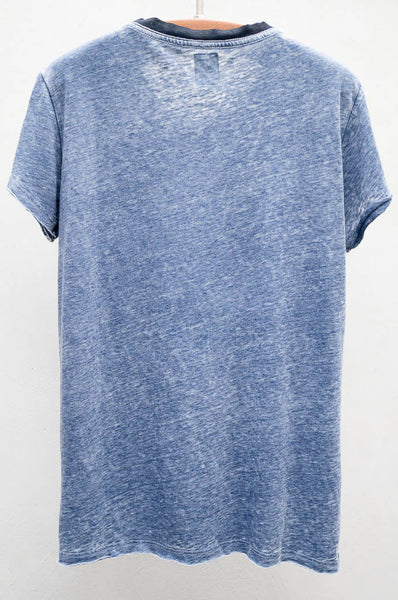 Indigo Missy Burnout Tee