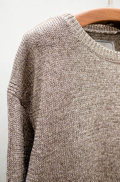 Metallic Knit Lulux Pullover