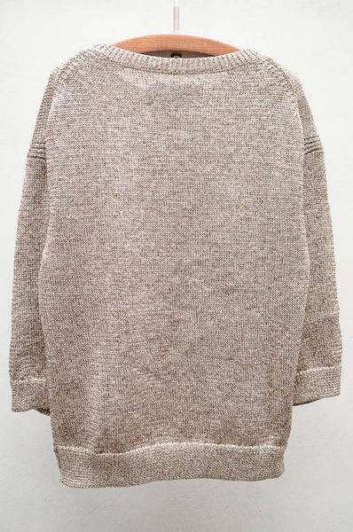Metallic Knit Lulux Pullover