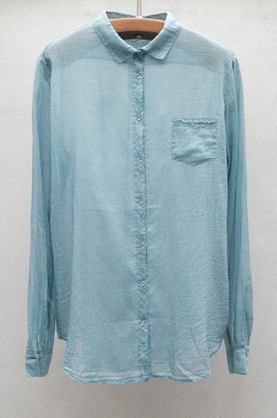 Acqua Shirt With Glass Buttons