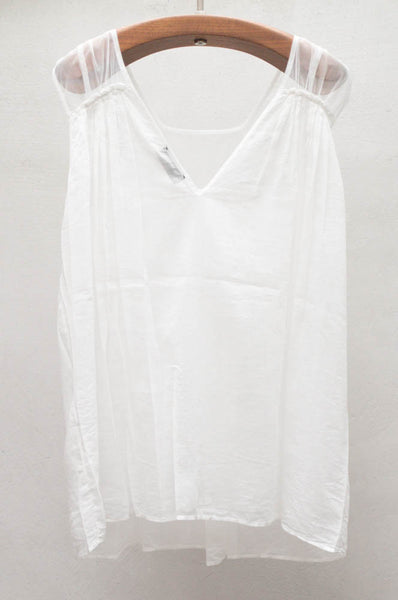 Bianco Sleeveless Top