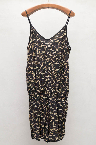 Notte Crane Print Romper