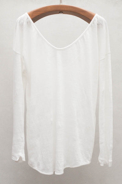 Bianco U Back Tee