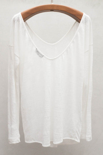 Bianco U Back Tee