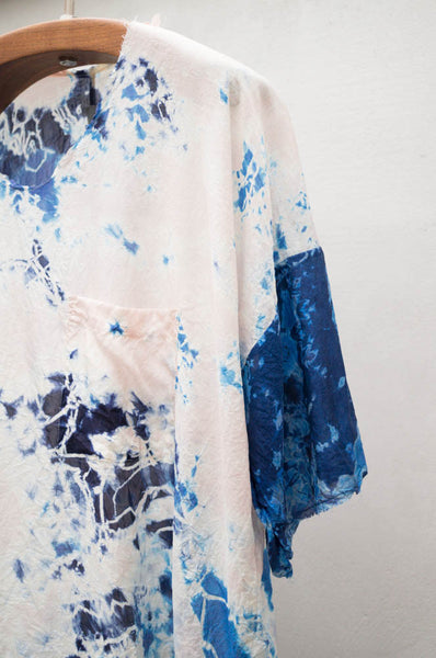 Floral Tie Dye Oversized Tee