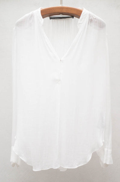 White Long Sleeve Blouse