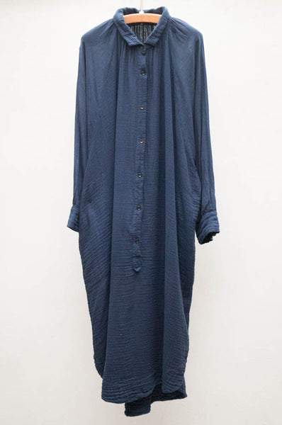 Navy Poet Dress
