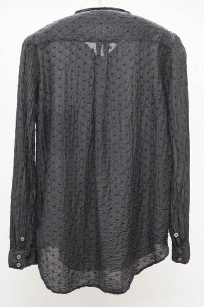 Black Dots Button Up Blouse