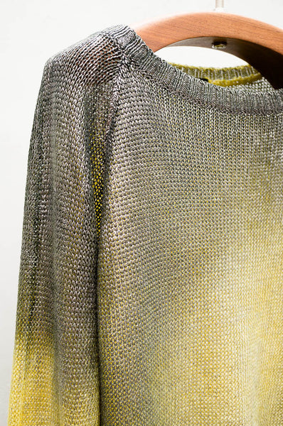 Metallic Linen Sweater