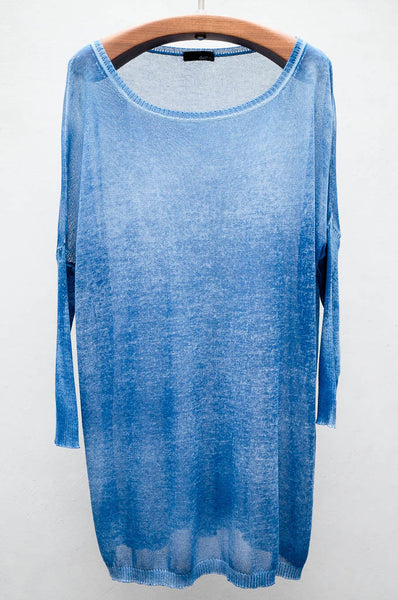 Blue Oversized Pullover