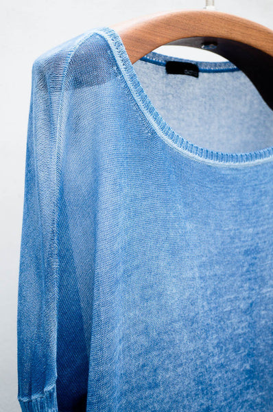 Blue Oversized Pullover