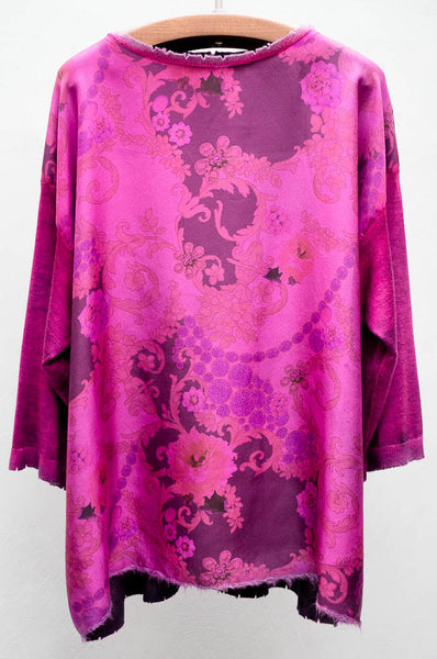 Pink Scarf Pullover