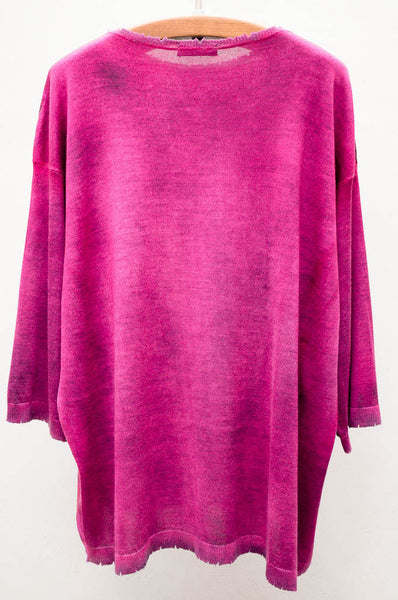 Pink Scarf Pullover