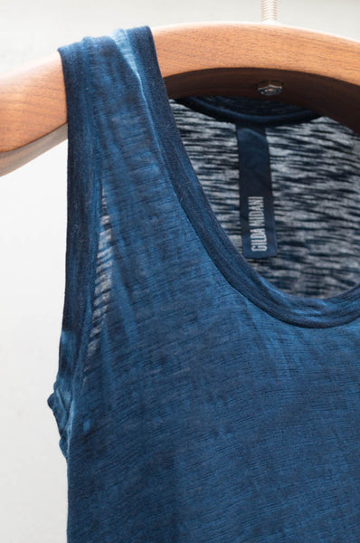 Deep Blue Short Trapeze Dress