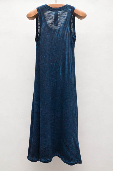 Deep Blue Short Trapeze Dress