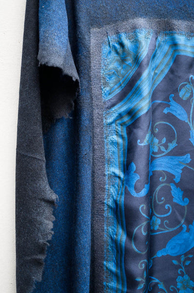 Blue Vintage Scarf